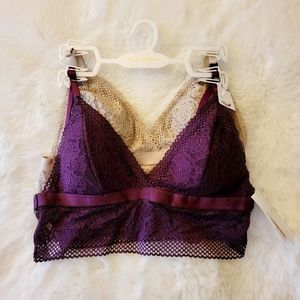 🌹JESSICA SIMPSON BRAND NEW 2-PACK BRALETTE WITH REMOVABLE PADS SIZE M